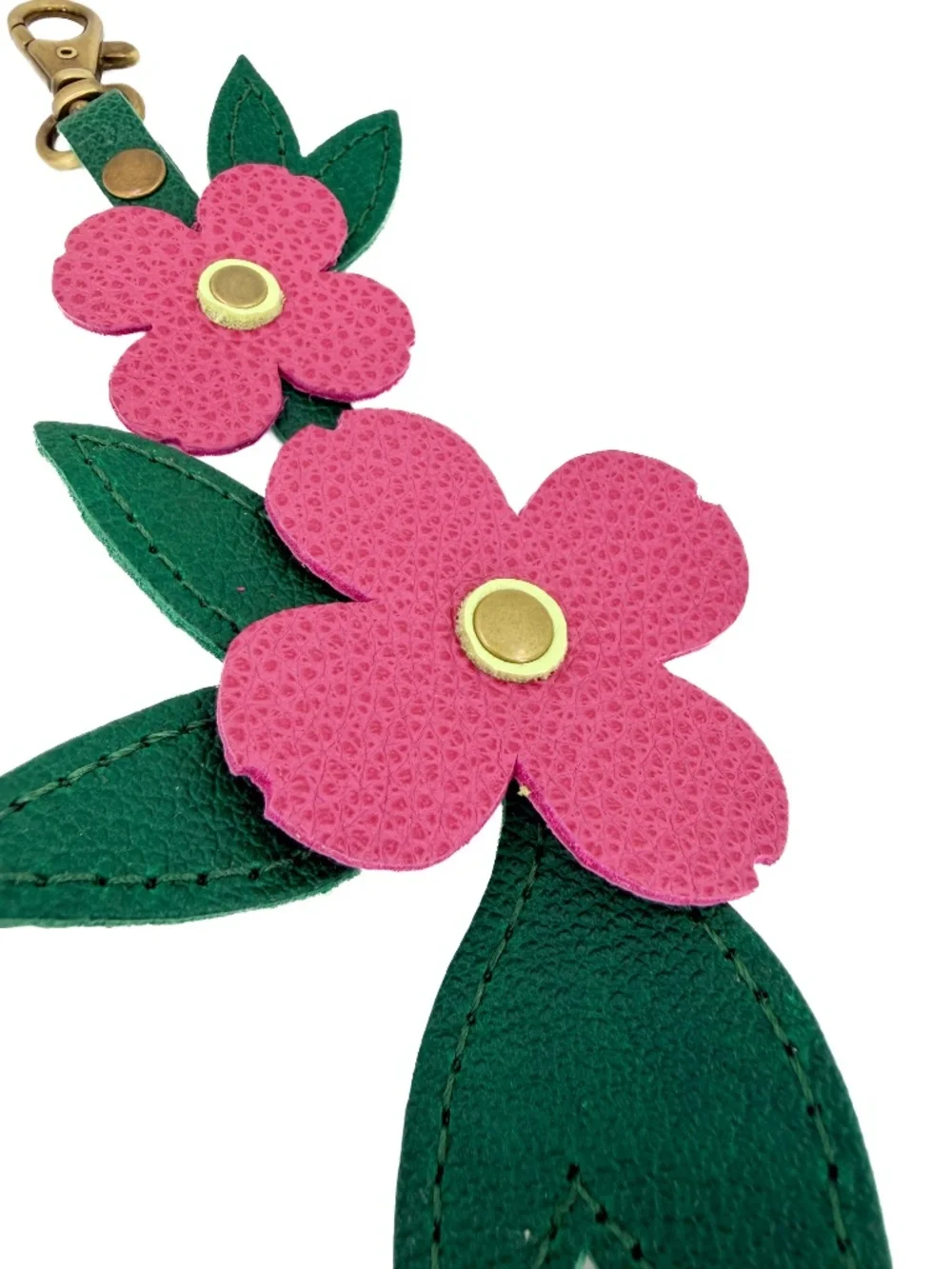 Charlotte, NC Dogwood Flower Flair in Wild Rose Portland Leather Goods